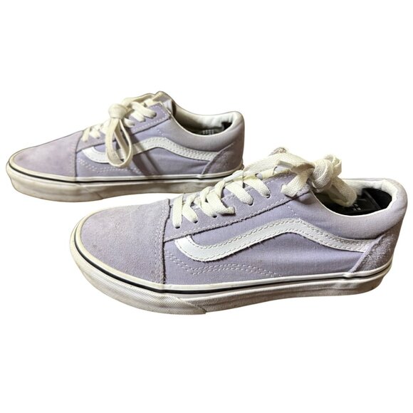Vans Old Skool Languid Lavender Suede Sneakers Womens 7 Mens 5.5 Classic Style - Picture 9 of 16